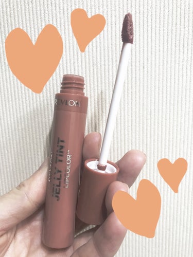 REVLON ジェリー ティント リップカラーのクチコミ「可愛い色味のティントです😆！
こちらはアプリコットソルベです。
イエベもブルベも使える色味です.....」（2枚目）