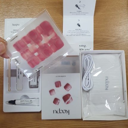 セルフカスタム ネイルシール/KEEPU/ネイルシールを使ったクチコミ(1枚目)