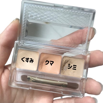 パレットコンシーラー ハイカバー/CEZANNE/パレットコンシーラーを使ったクチコミ(3枚目)