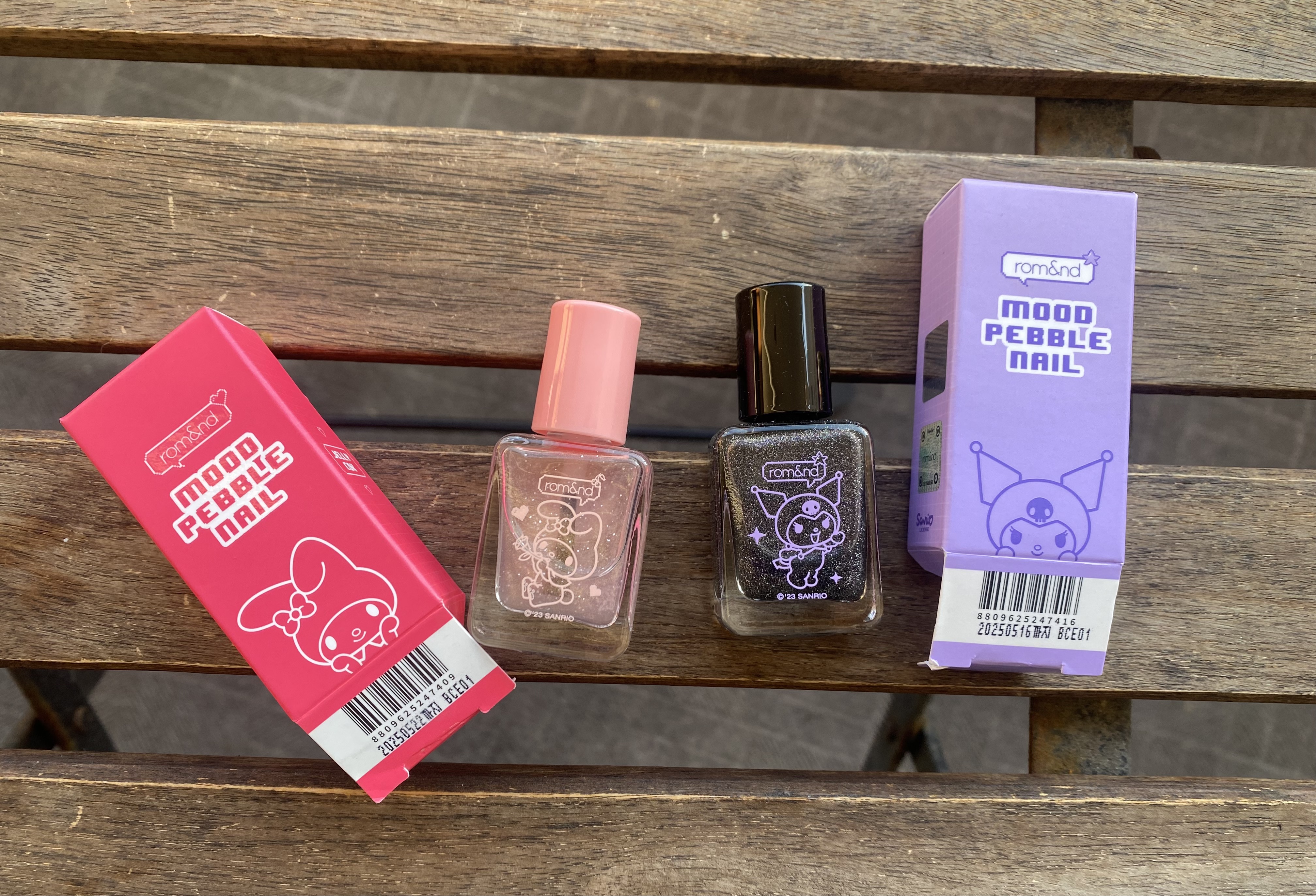 マイメロディムードペブルネイル  27ゼリーコック/rom&nd/マニキュアを使ったクチコミ（1枚目）