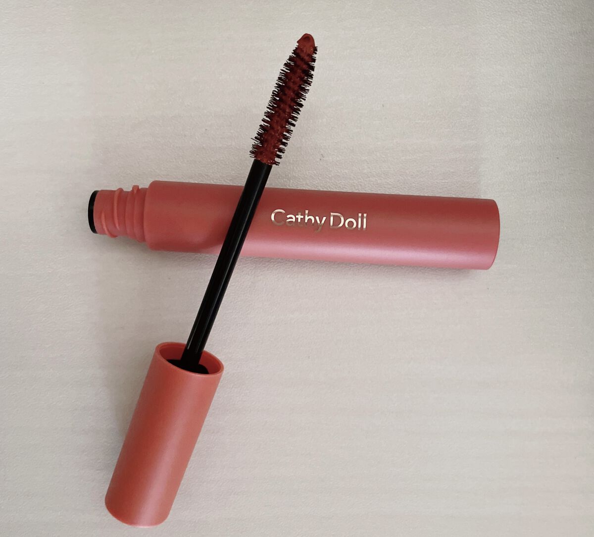 モンスーンカラーマスカラ 06 Aldebaran(テラコッタ)/CathyDoll/マスカラを使ったクチコミ（2枚目）