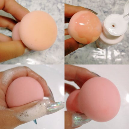 パフ・スポンジ専用洗剤/DAISO/その他化粧小物を使ったクチコミ(2枚目)