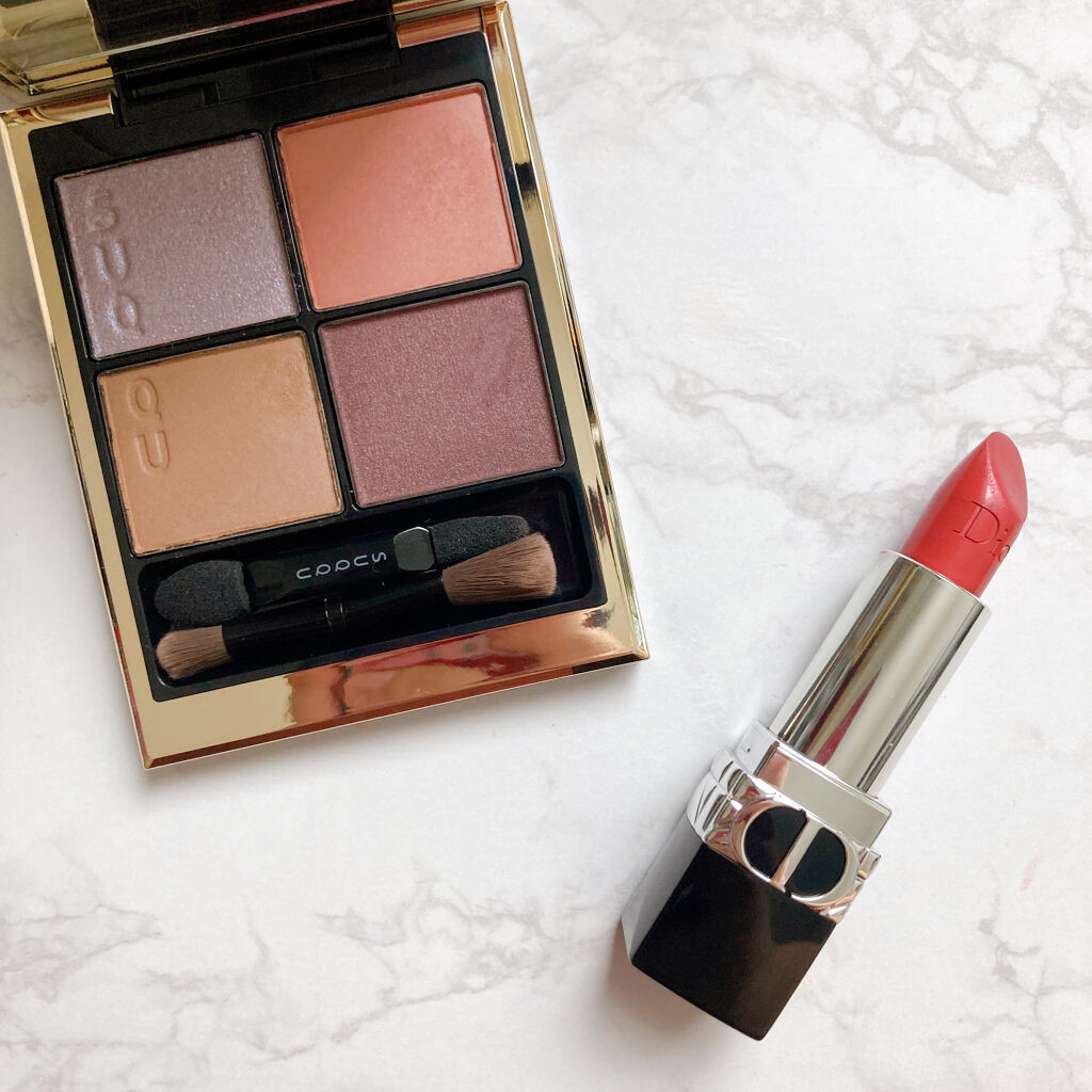 ルージュ ディオール 525 シェリー メタリック/Dior/口紅を使ったクチコミ（1枚目）