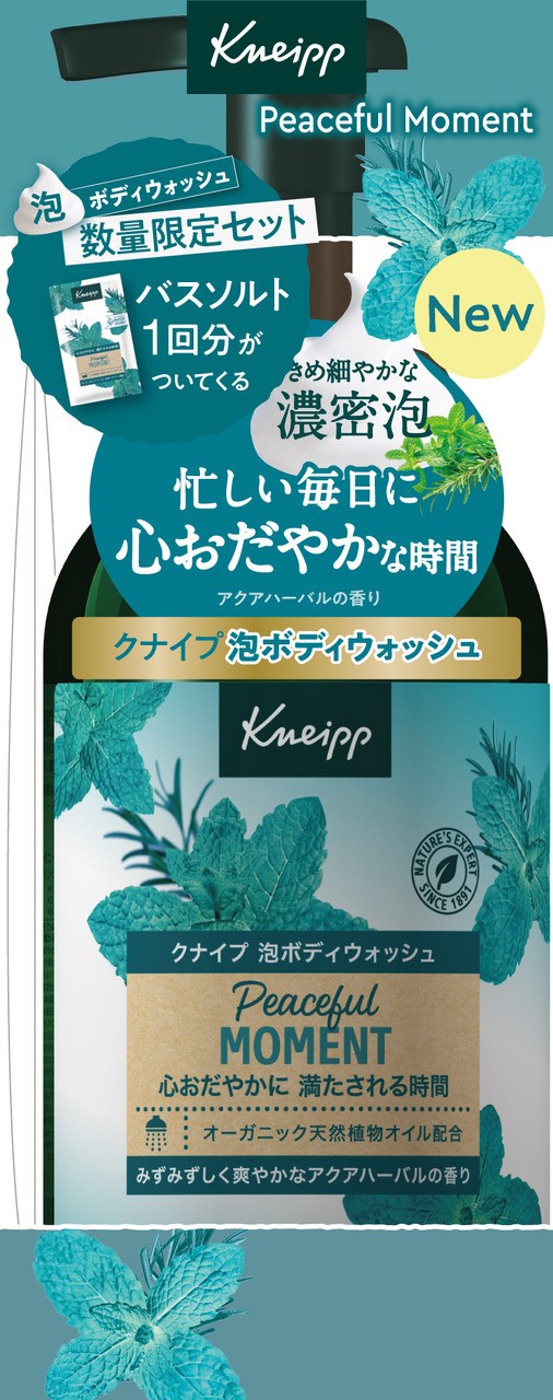 クナイプ クナイプ 泡ボディウォッシュ ボトルセット <ピースフルモーメント>