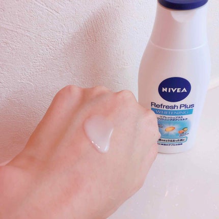 リフレッシュプラス ホワイトニング ボディミルク/ニベア/ボディミルクを使ったクチコミ(2枚目)