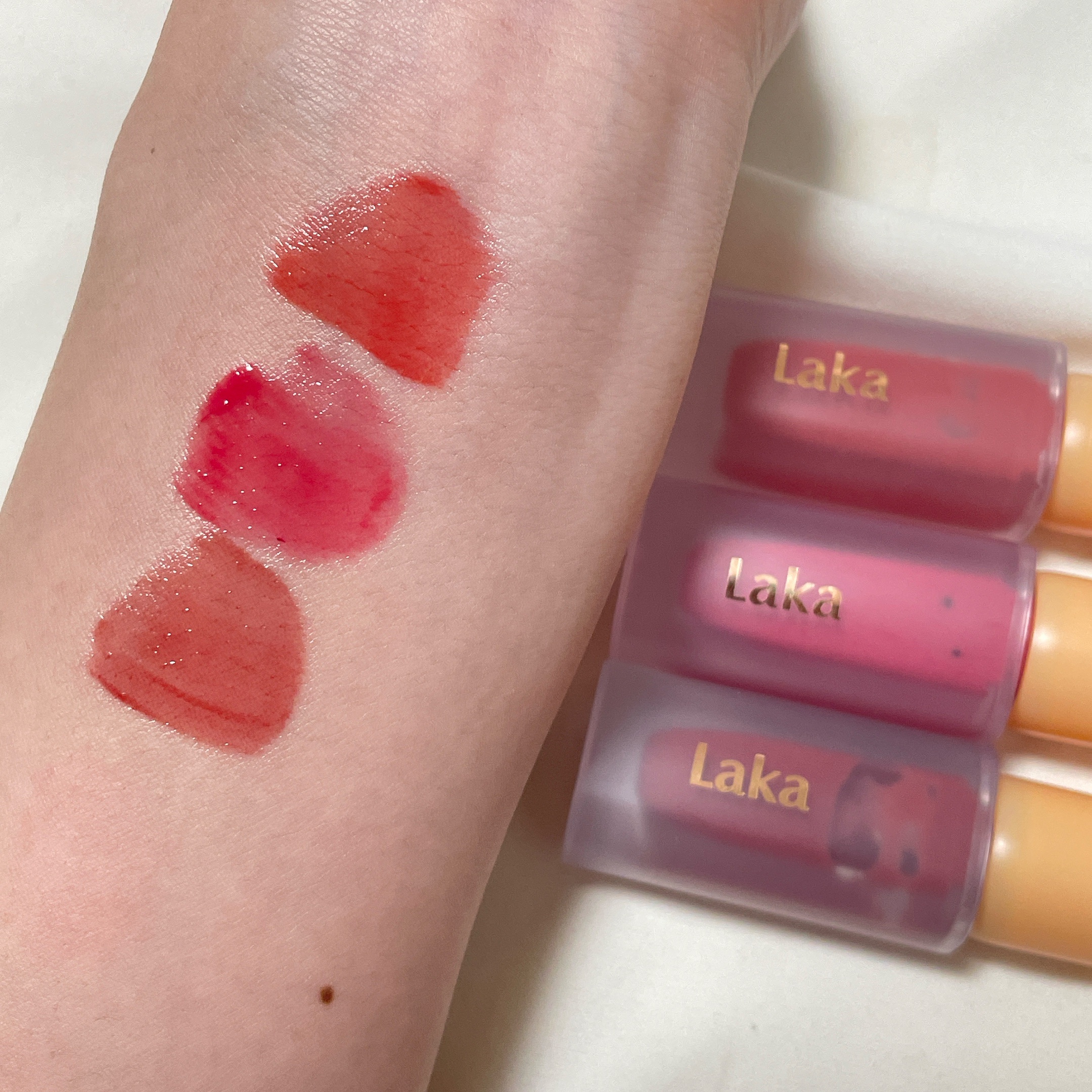 フルーティーグラムティント/Laka/リップティントを使ったクチコミ（3枚目）
