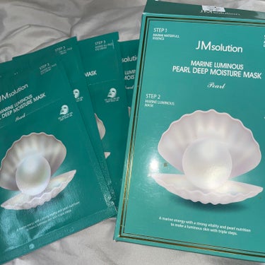 JM solution  marine luminous pearl deep moisture mask/JMsolution JAPAN/シートマスク・パックを使ったクチコミ（3枚目）