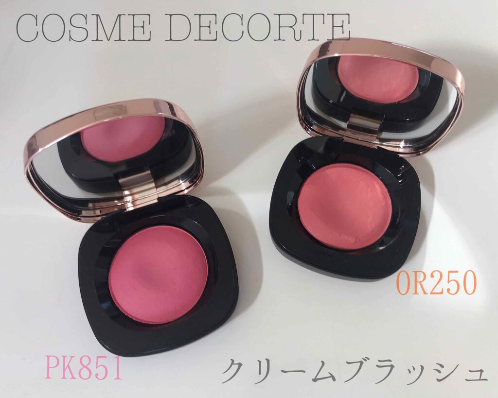 クリーム ブラッシュ/DECORTÉ/ジェル・クリームチークを使ったクチコミ(1枚目)