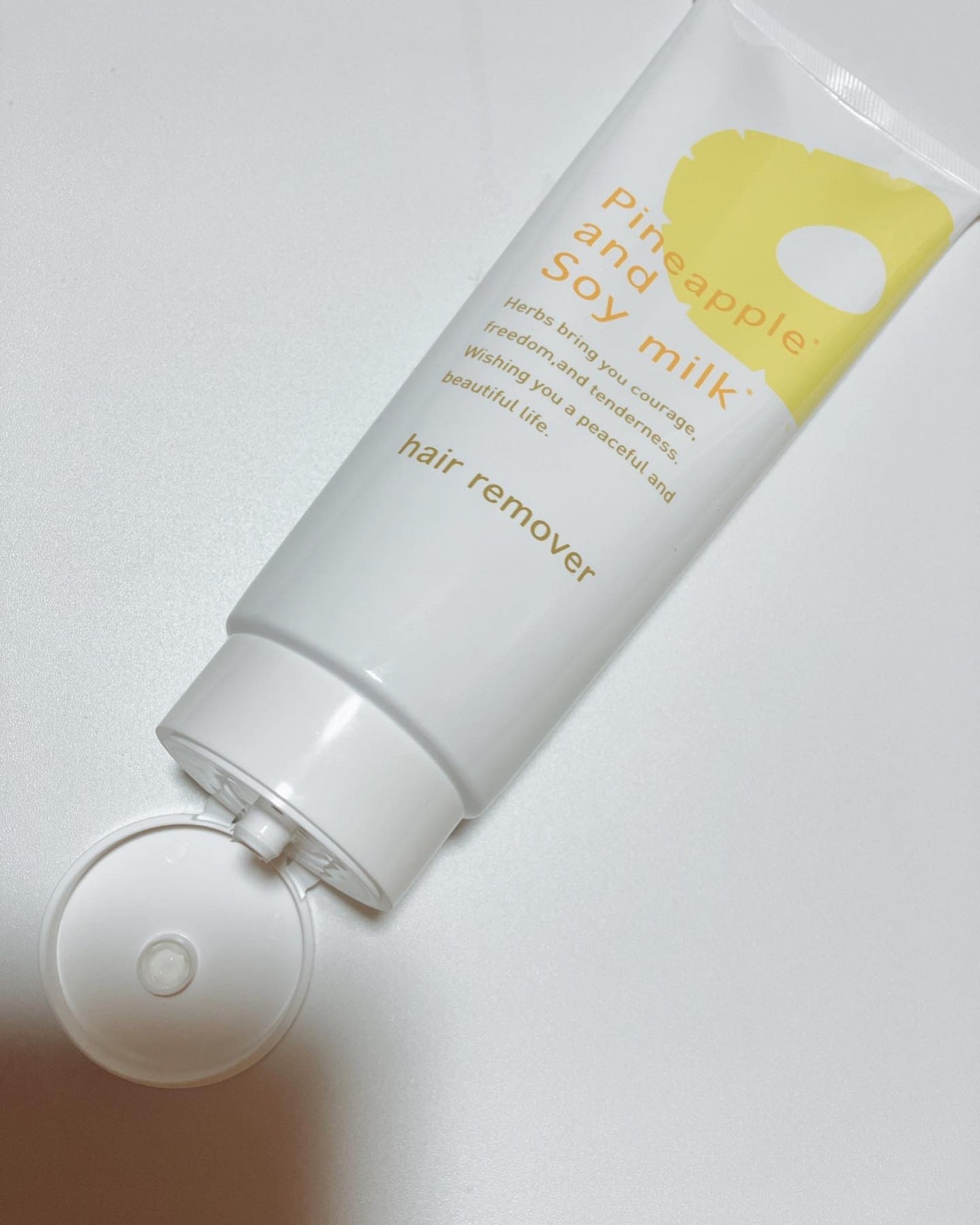 パイナップル豆乳除毛クリーム/鈴木ハーブ研究所/除毛クリームを使ったクチコミ(1枚目)