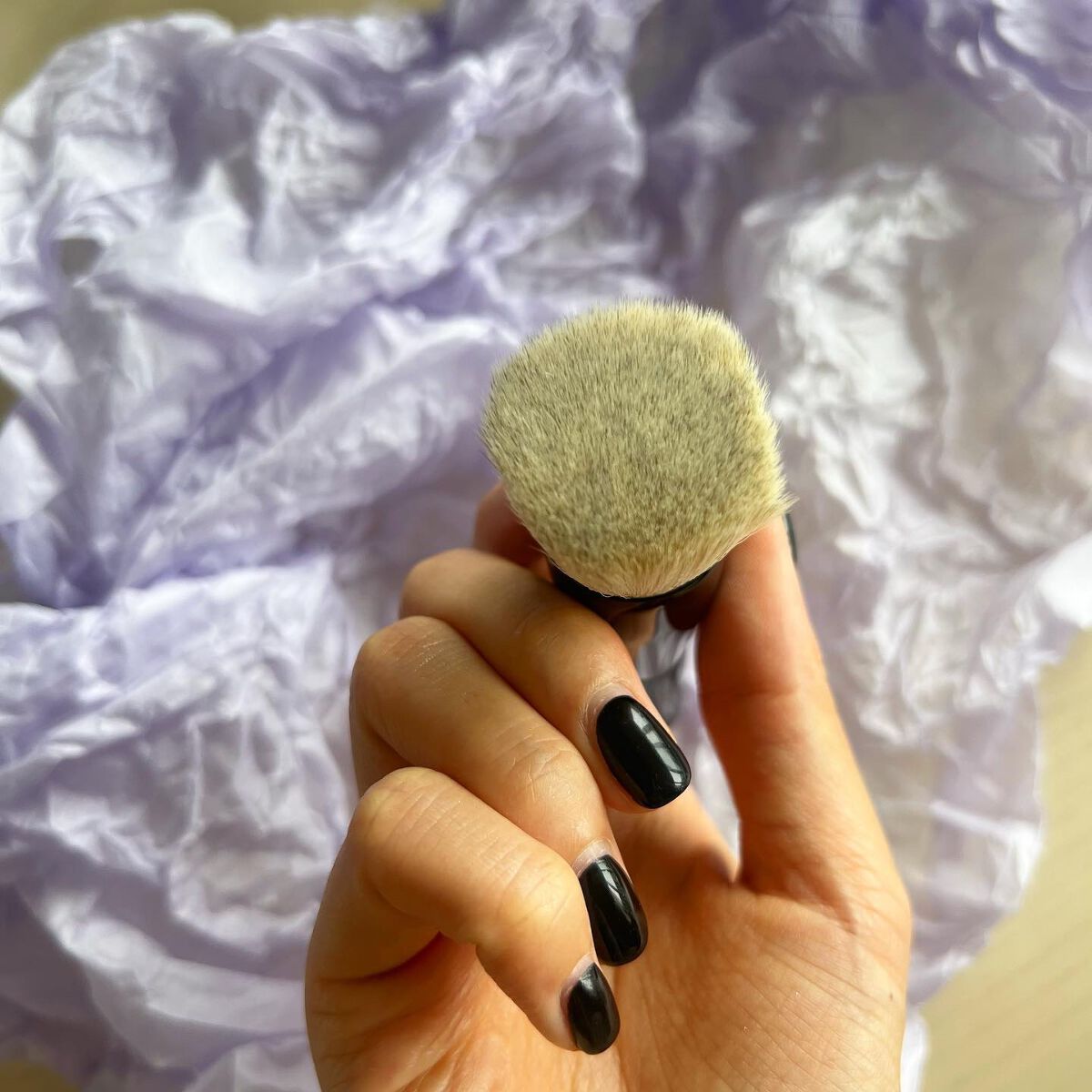 マルチファンデーションブラシ/ブリリアージュ/メイクブラシを使ったクチコミ（3枚目）