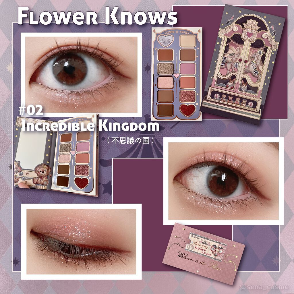 サーカスシリーズ12色アイシャドウパレット /FlowerKnows/アイシャドウパレットを使ったクチコミ（1枚目）