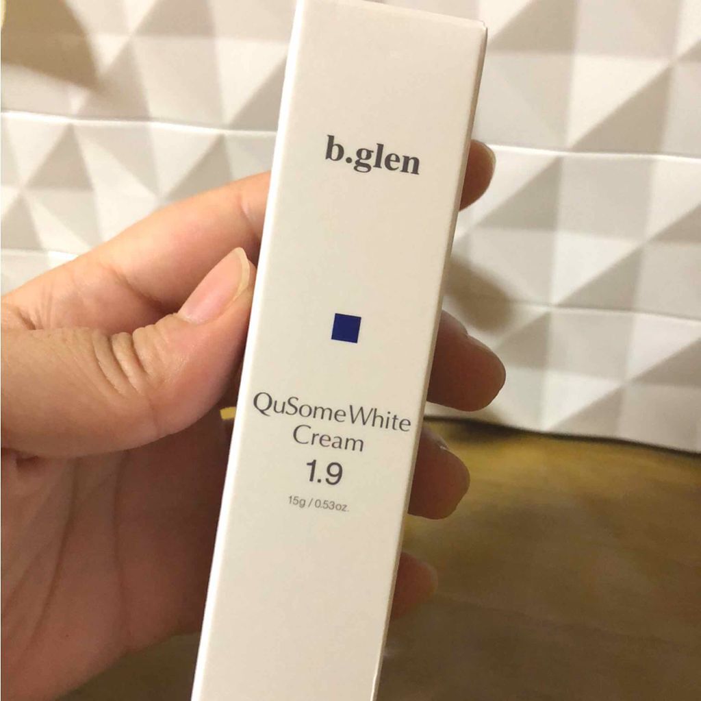 QuSomeホワイトクリーム1.9/b.glen/フェイスクリームを使ったクチコミ(3枚目)