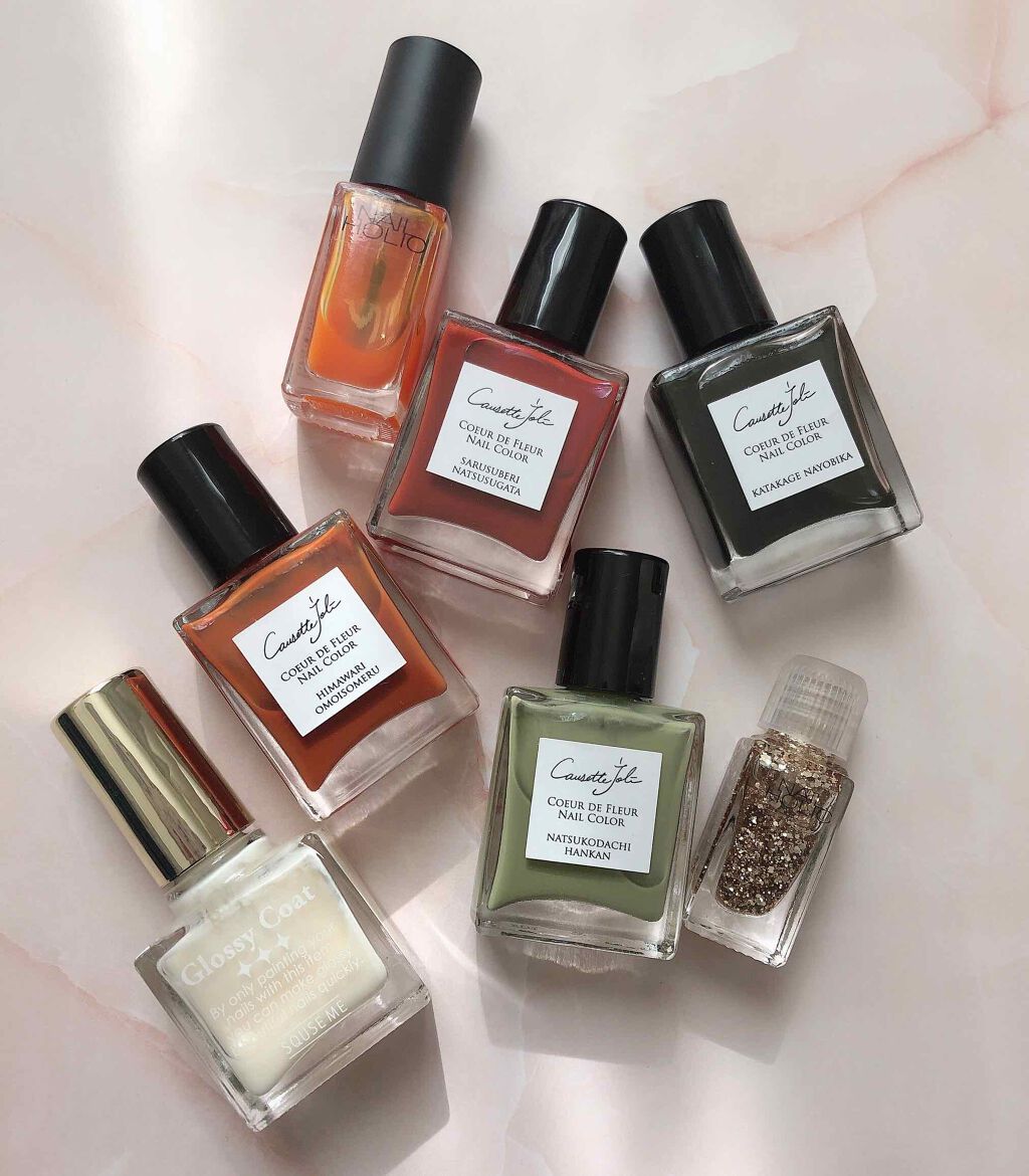 グロッシーコート/スキューズミー/オールインワンネイルを使ったクチコミ(5枚目)