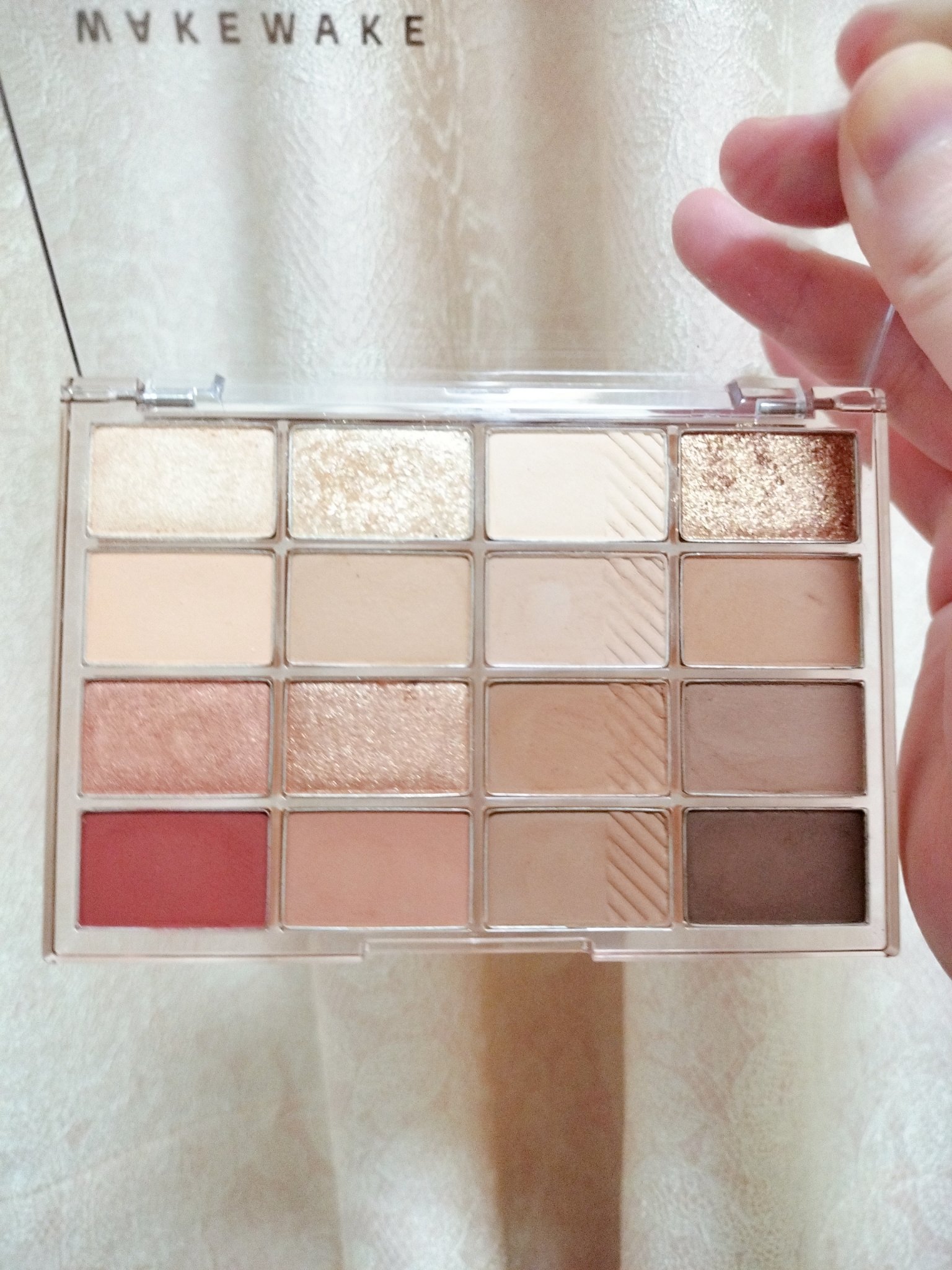 ソフトブラーリングアイパレット/wakemake/アイシャドウパレットを使ったクチコミ（2枚目）