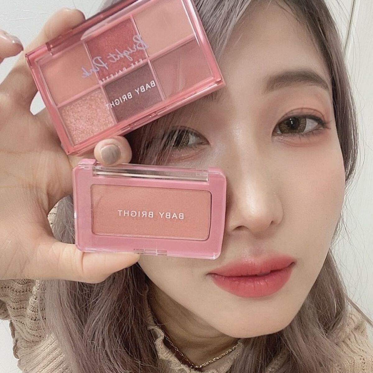 フェイスシャインブラッシャー/BabyBright/パウダーチークを使ったクチコミ（2枚目）