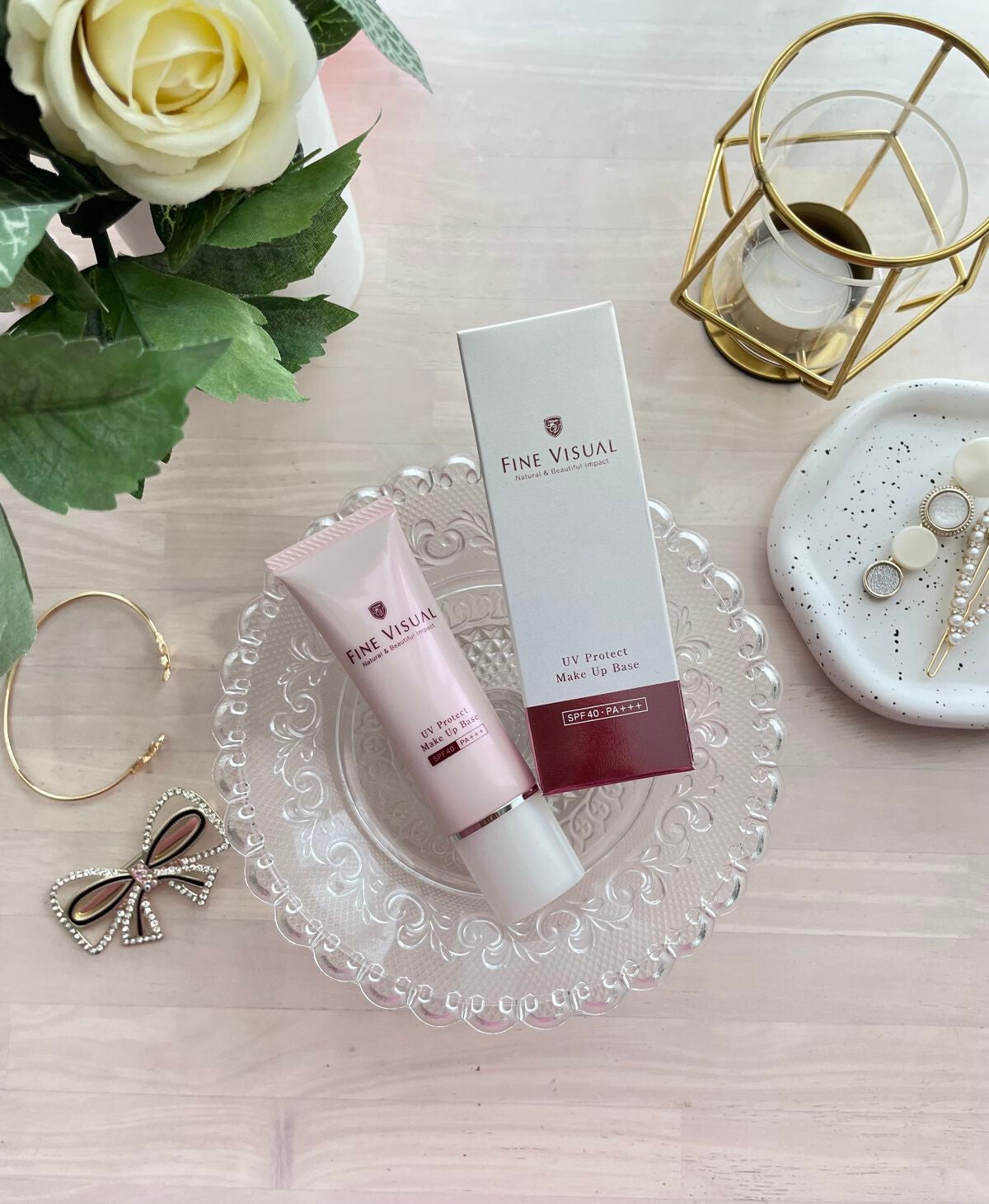 UVプロテクト メイクアップベース/FINE VISUAL/化粧下地を使ったクチコミ(1枚目)