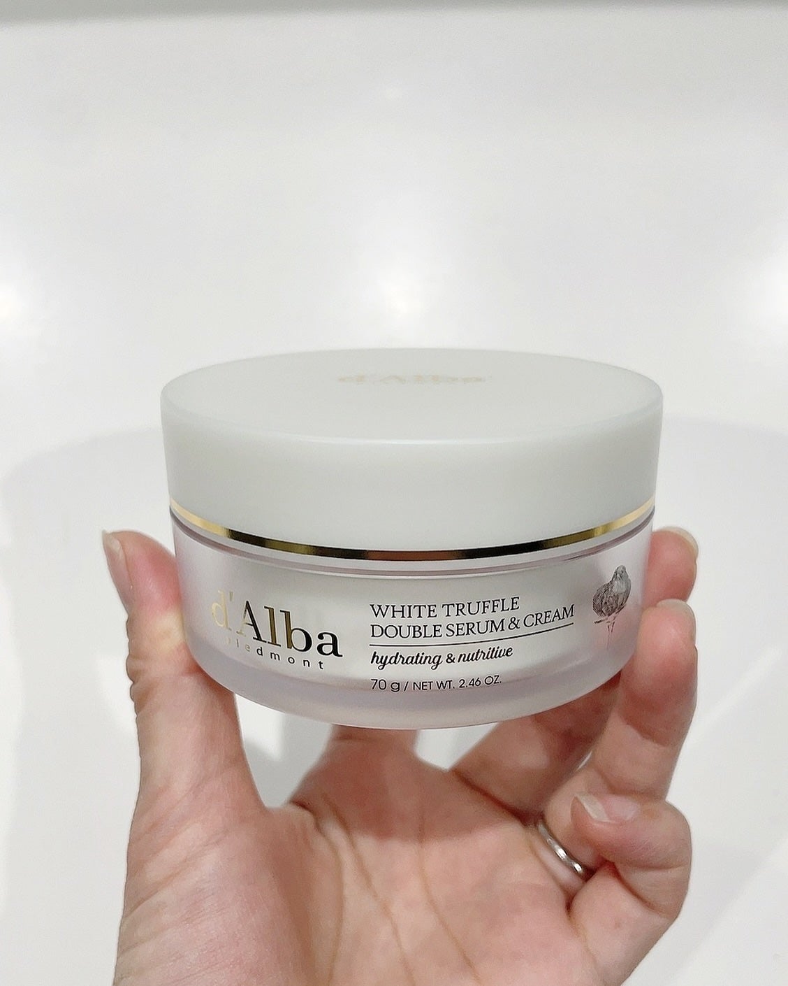 ホワイトトリュフダブルセラムアンドクリーム/ダルバ/フェイスクリームを使ったクチコミ(2枚目)