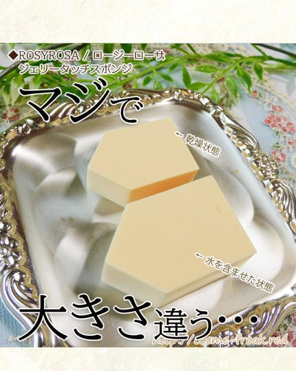 ジェリータッチスポンジ ハウス型/ロージーローザ/パフ・スポンジを使ったクチコミ(5枚目)