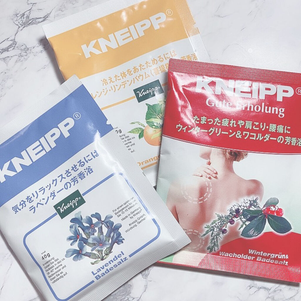 クナイプ グーテエアホールング バスソルト ウィンターグリーン&ワコルダーの香り/クナイプ/無機塩系入浴剤を使ったクチコミ（1枚目）