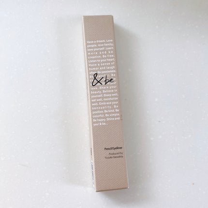 ペンシルアイライナー/&be/ペンシルアイライナーを使ったクチコミ(4枚目)