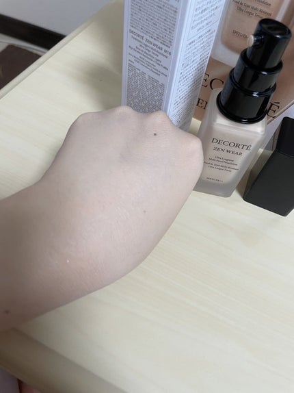 ゼン ウェア フルイド/DECORTÉ/リキッドファンデーションを使ったクチコミ(6枚目)