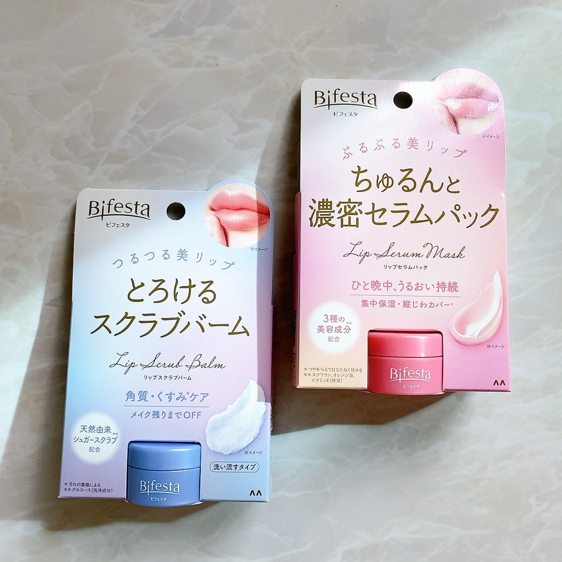 Moana on LIPS 「【ビフェスタリップスクラブバーム&リップセラムパック】唇の角質..」(4枚目)