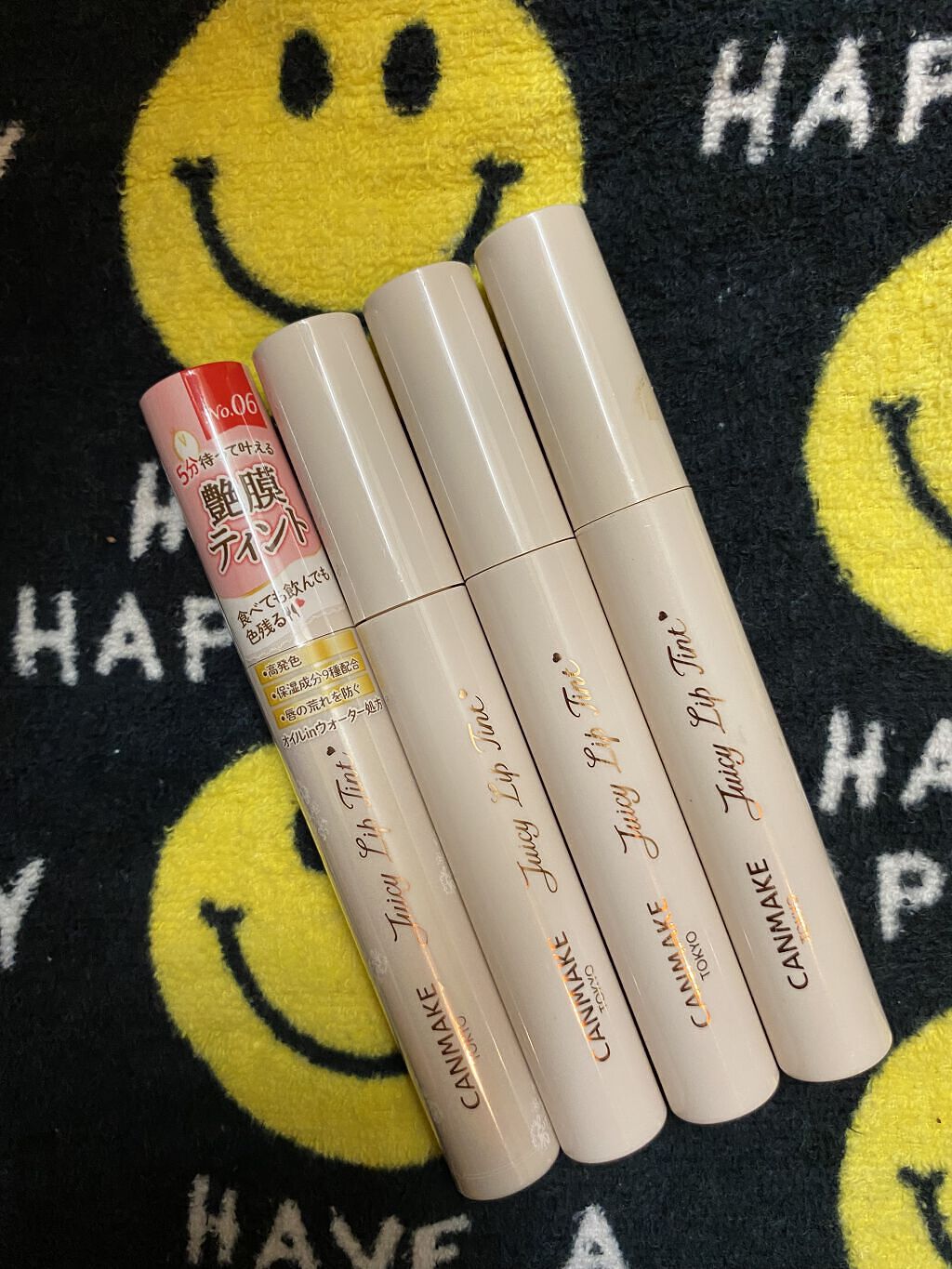 ジューシーリップティント 06 ポメロレッド /キャンメイク/口紅を使ったクチコミ（1枚目）