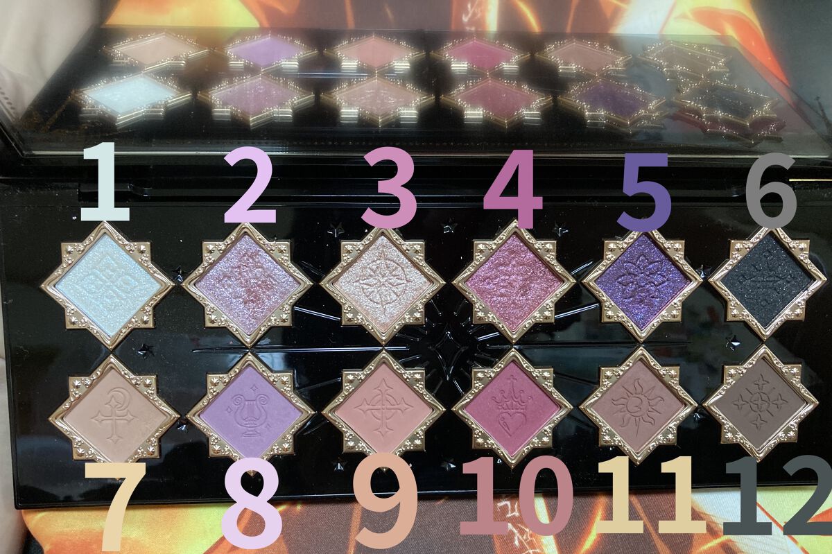 フラワーノーズ ダークエンジェル/ブリリアントプラス/アイシャドウパレットを使ったクチコミ（2枚目）