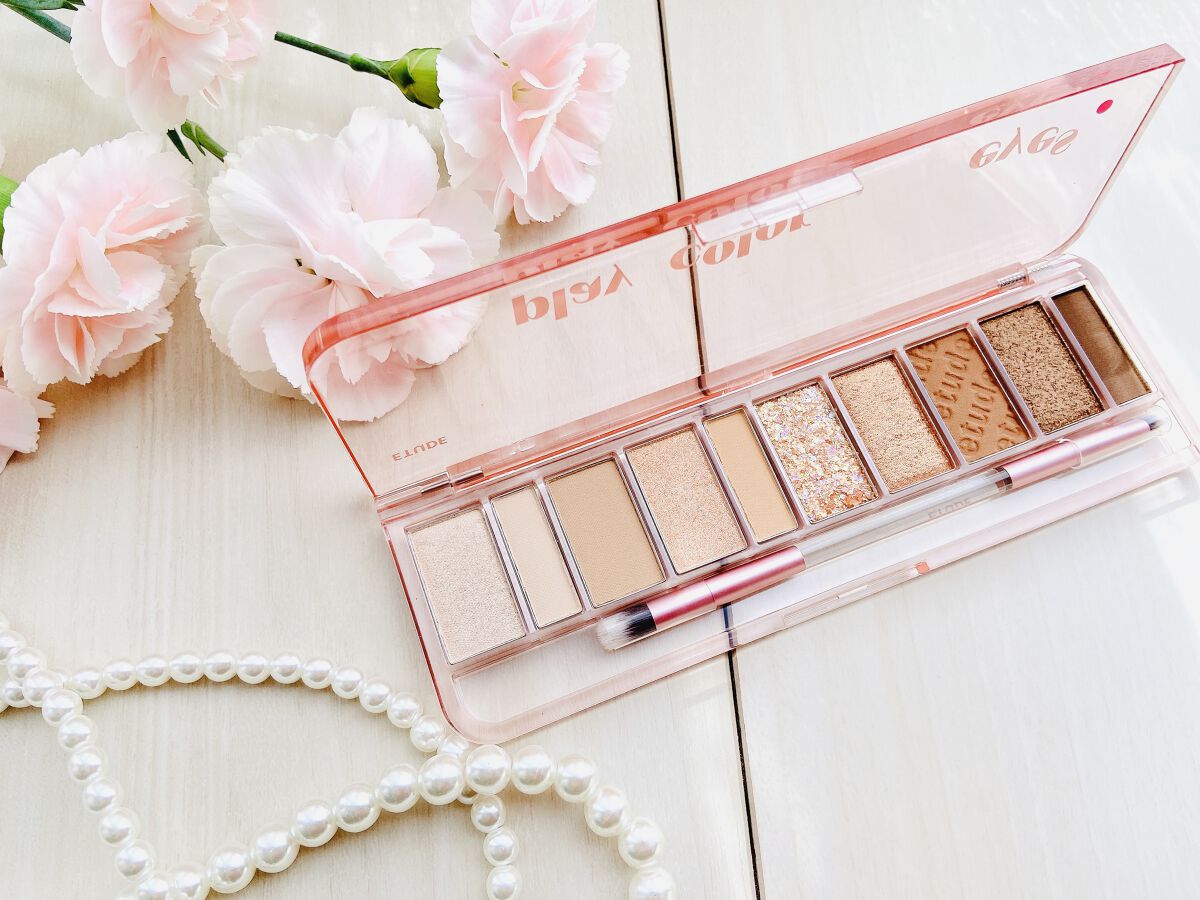 プレイカラー アイシャドウ ウォームトップカリスマ/ETUDE/アイシャドウパレットを使ったクチコミ（2枚目）