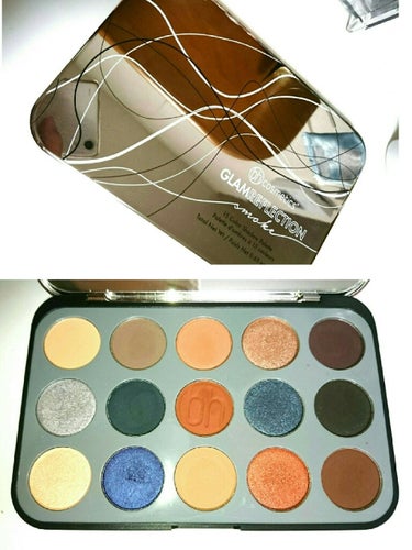 Glam Reflection - 15 Color Shadow Palette :Smoke/bh cosmetics/パウダーアイシャドウを使ったクチコミ（1枚目）