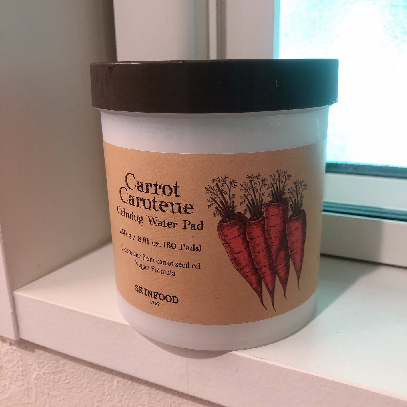 キャロットカロテン カーミングウォーターパッド/SKINFOOD/トナーパッドを使ったクチコミ(1枚目)