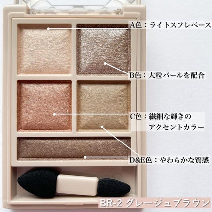 パノラマデザイン アイパレット/Visée/アイシャドウパレットを使ったクチコミ(3枚目)