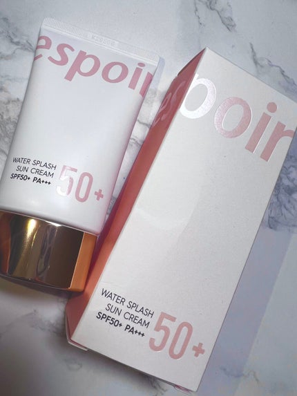 ウォータースプラッシュサンクリーム/espoir/日焼け止め・UVケアを使ったクチコミ(2枚目)
