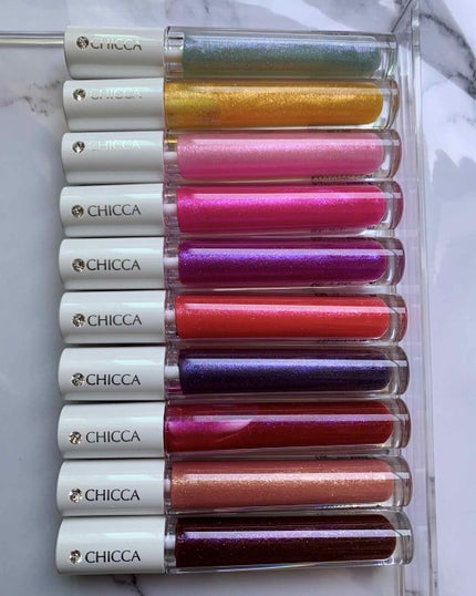 メスメリック グラスリップオイル/CHICCA/リップグロスを使ったクチコミ(3枚目)