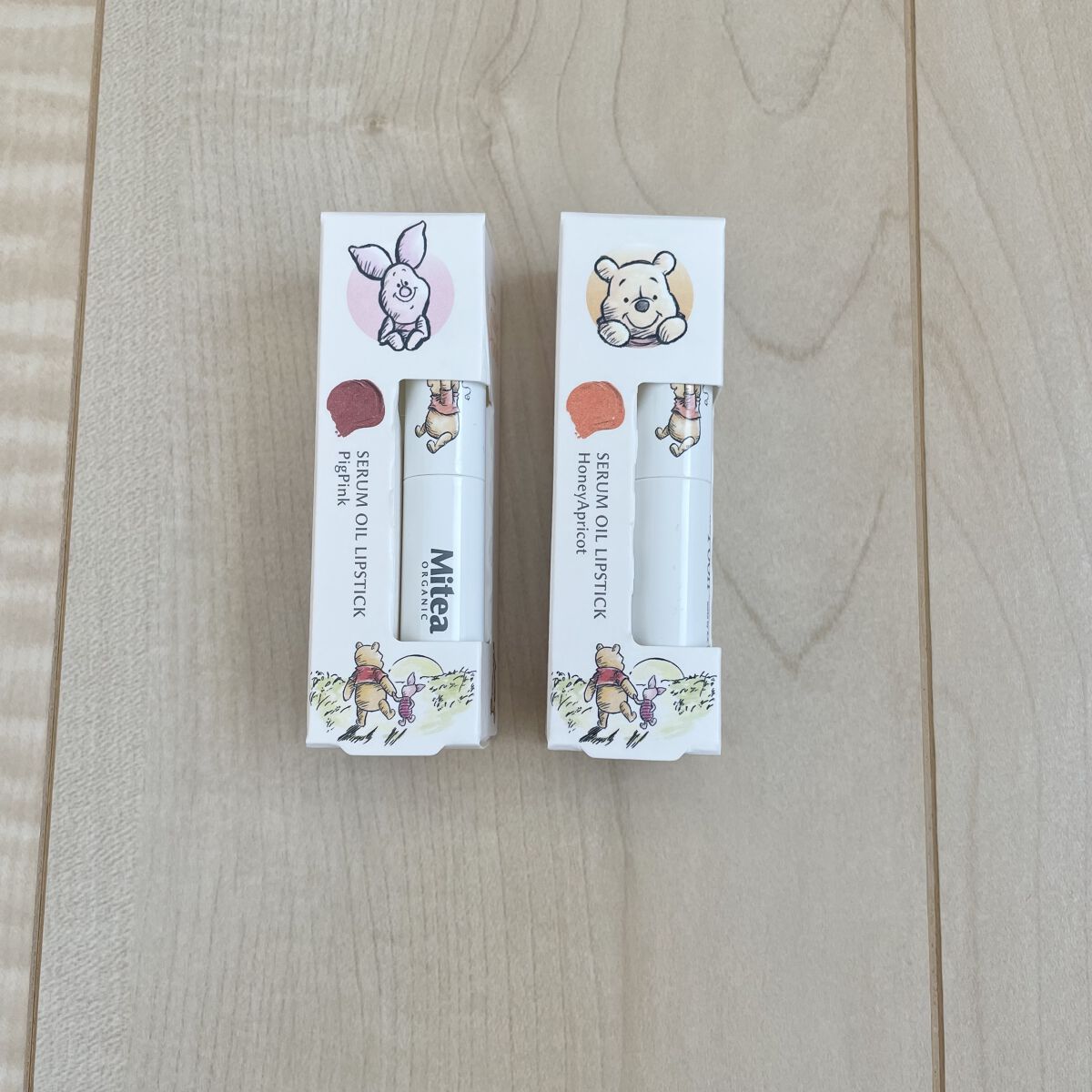 セラムオイルリップスティック  限定パッケージ (04 ハニーアプリコット)/ミティア オーガニック/口紅を使ったクチコミ（1枚目）