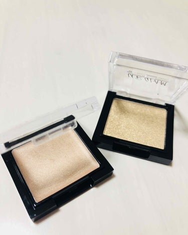 UR GLAM　POWDER EYESHADOW シャンパンベージュ〈パールラメ〉/U R GLAM/シングルアイシャドウを使ったクチコミ（1枚目）