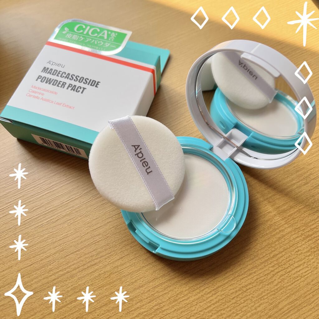 マデカソ　パウダーパクト/A’pieu/プレストパウダーを使ったクチコミ（1枚目）