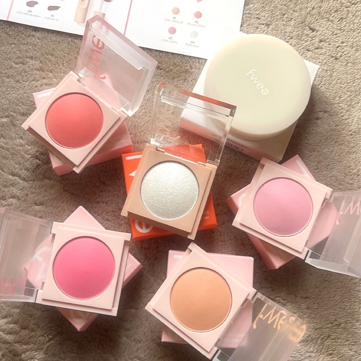 フィーチークメロウ/fwee/ジェル・クリームチークを使ったクチコミ(2枚目)