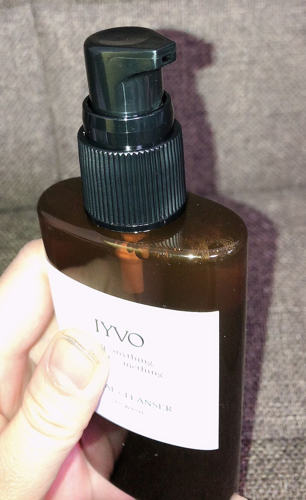 フェイシャルクレンザー ジェルウォッシュ/IYVO/その他洗顔料を使ったクチコミ(2枚目)