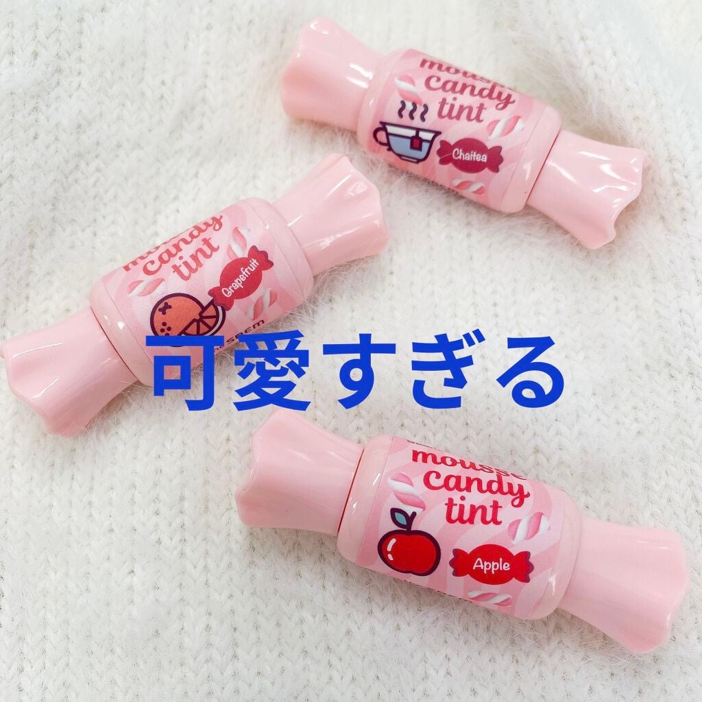 ムース キャンディー ティント/the SAEM/リップティントを使ったクチコミ(1枚目)