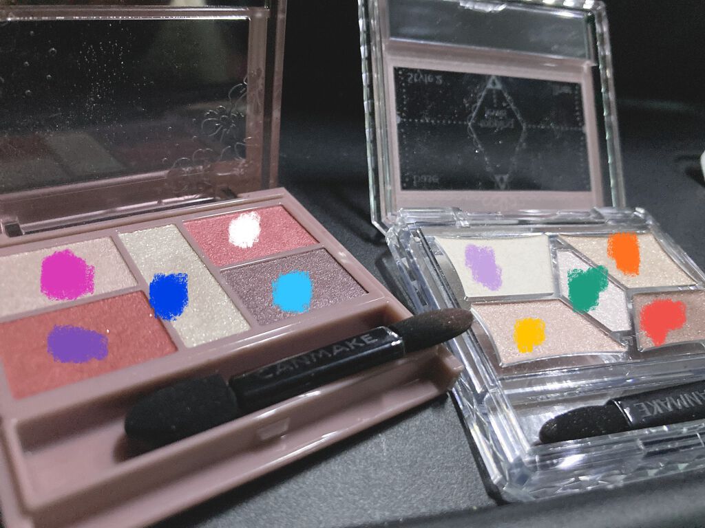 【旧品】パーフェクトスタイリストアイズ/キャンメイク/アイシャドウパレットを使ったクチコミ(2枚目)