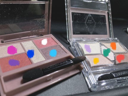 【旧品】パーフェクトスタイリストアイズ/キャンメイク/アイシャドウパレットを使ったクチコミ(2枚目)