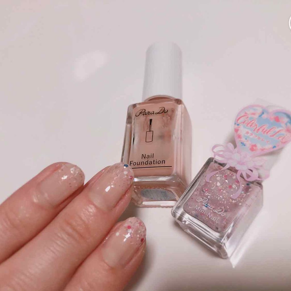 ネイルファンデーション/パラドゥ/マニキュアを使ったクチコミ(1枚目)