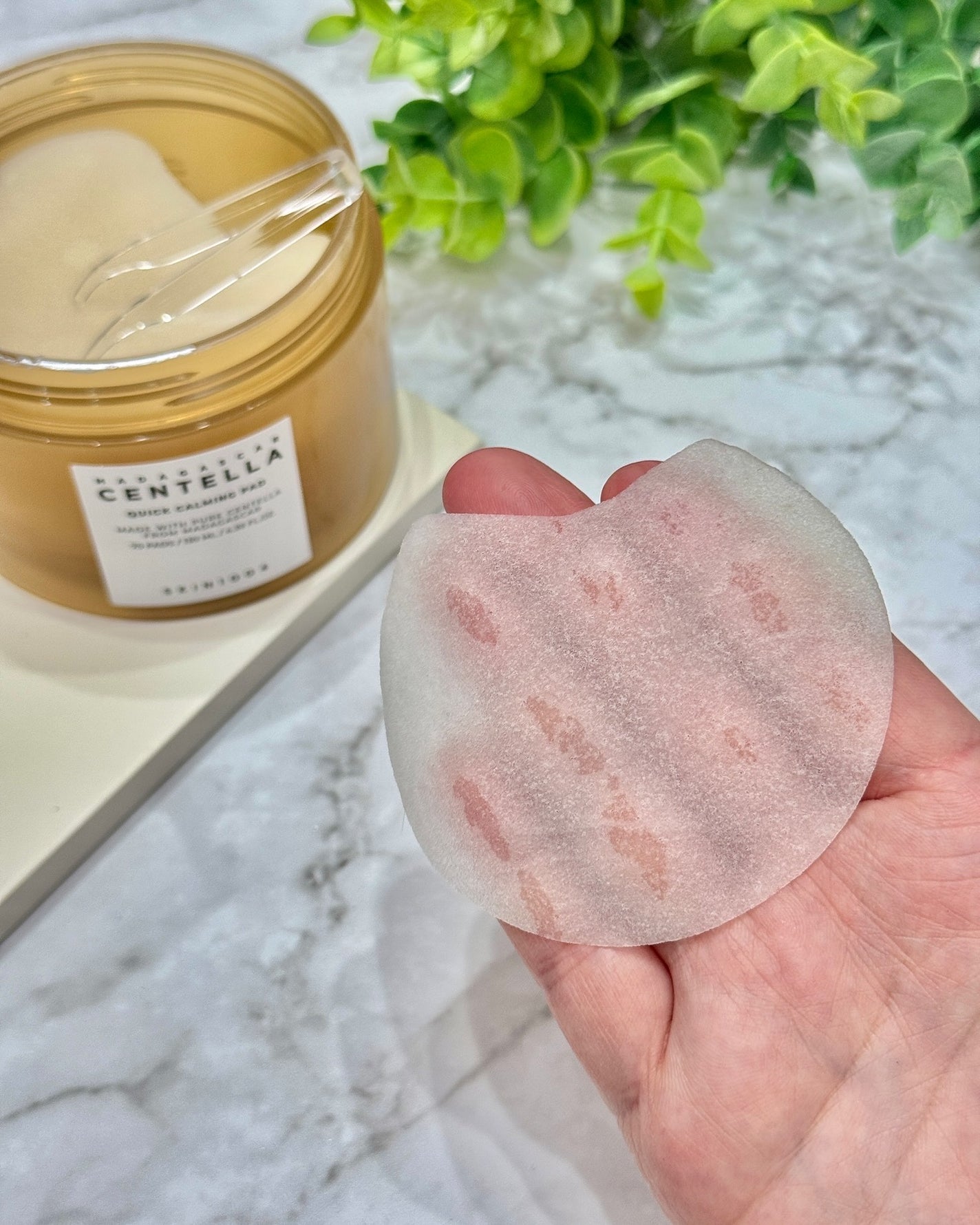 センテラ クイックカーミングパッド/SKIN1004/トナーパッドを使ったクチコミ(4枚目)