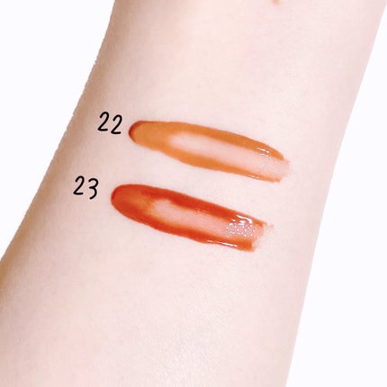 ジューシーラスティングティント/rom&nd/リップティントを使ったクチコミ(3枚目)