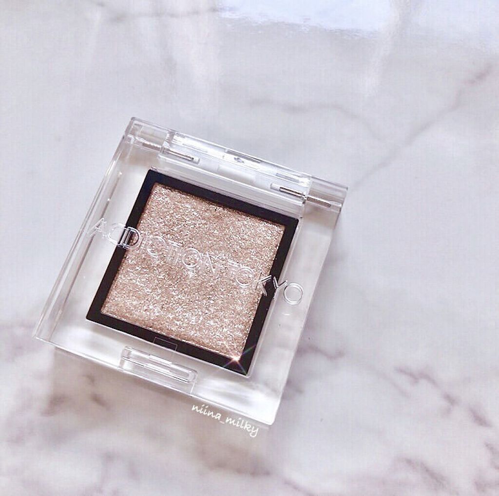 アディクション ザ アイシャドウ スパークル 017SP Senorita/ADDICTION/単色アイシャドウを使ったクチコミ（1枚目）