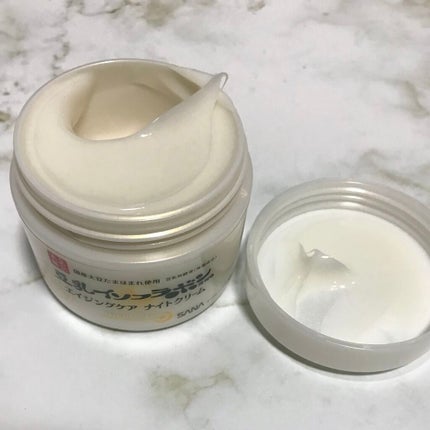 リンクルナイトクリーム/なめらか本舗/フェイスクリームを使ったクチコミ(2枚目)