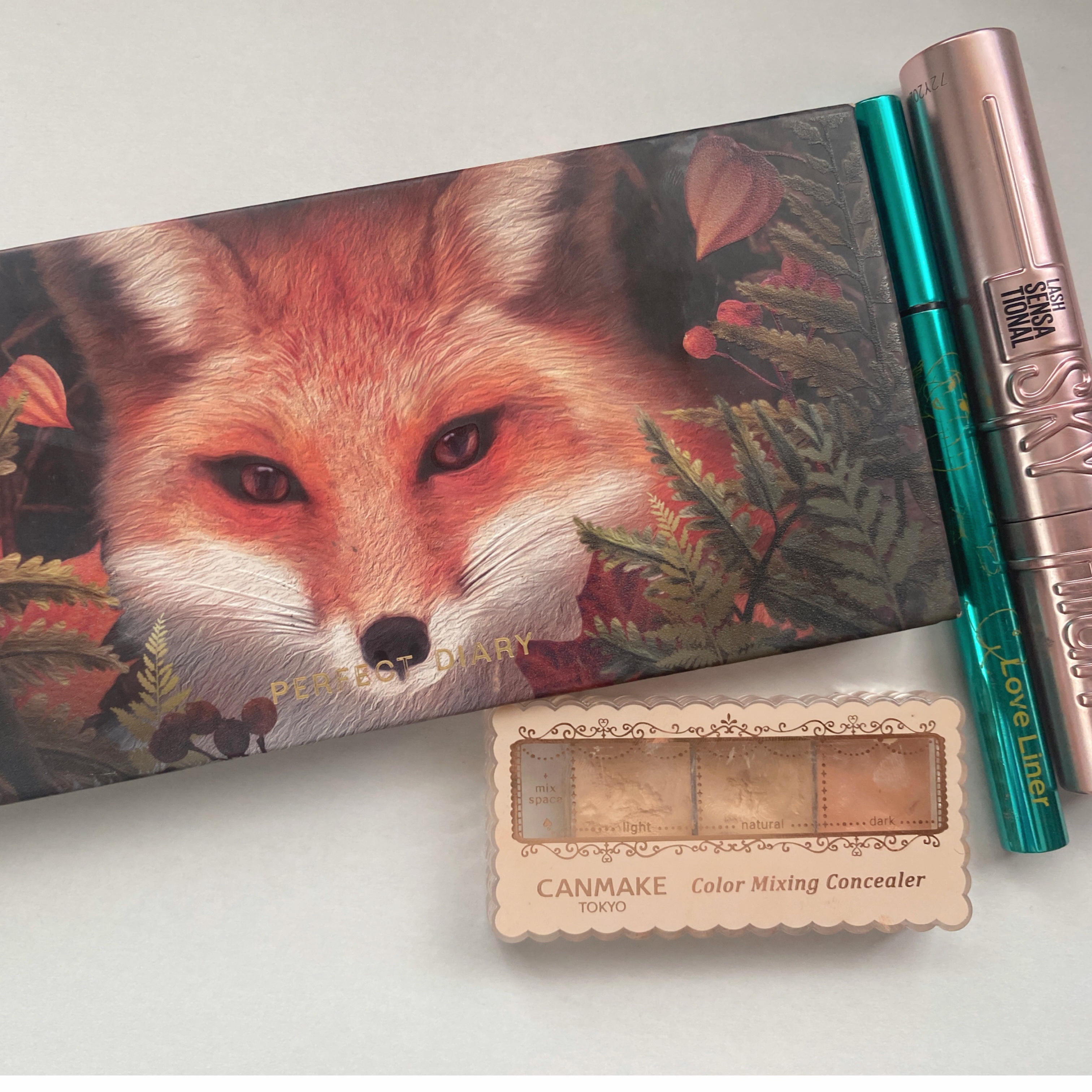 カラーミキシングコンシーラー/キャンメイク/パレットコンシーラーを使ったクチコミ（3枚目）