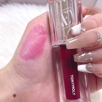 ゲットイットティント ウォーターフルバター/TONYMOLY/リップティントを使ったクチコミ(2枚目)