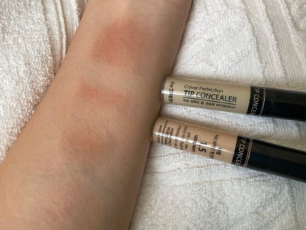 カバーパーフェクション チップコンシーラー/the SAEM/リキッドコンシーラーを使ったクチコミ(3枚目)